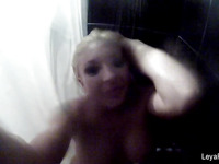 Leya Takes A Shower