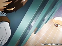 Hentai schoolgirl caught masturbating